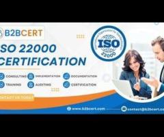 ISO 22000 Certification in USA | ISO 22000 Consultants in USA